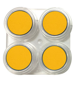Maquillaje al agua 2,5ml Amarillo 201 x4 unidades