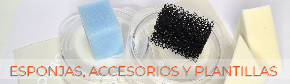 ESPONJAS, ACCESORIOS Y PLANTILLAS