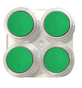 Maquillaje al agua 2,5ml Verde Vivo 407 x4 unidades