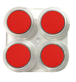 Maquillaje al agua 2,5ml Rojo Intenso 505 x4 unidades