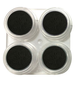 Maquillaje al agua 2,5ml negro 101 x4 unidades