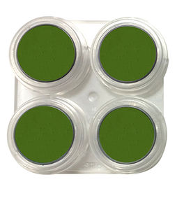 Maquillaje al agua 2,5ml Verde Musgo 404 x4 unidades