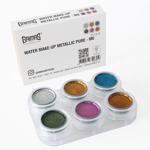 Paleta maquillaje al agua M6