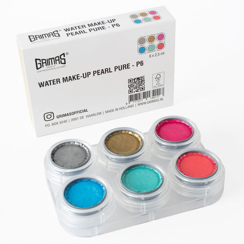 Paleta maquillaje al agua P6