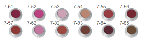 Paleta labiales 12 colores perlados LP