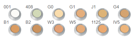 Paleta Camuflaje (Correctores) CH12