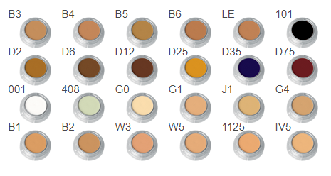 Paleta Camuflaje (Correctores) CK24 (Ch12 + CB12)