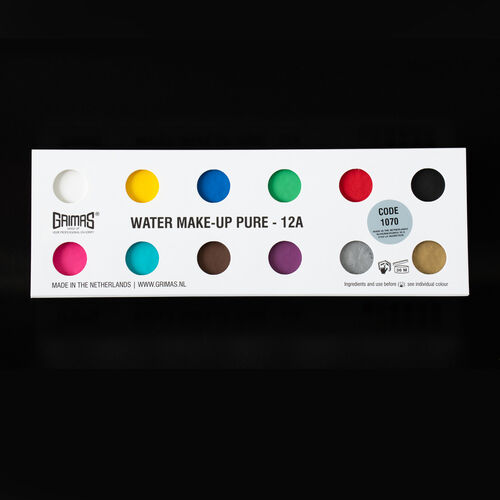 Paleta maquillaje al agua  A12