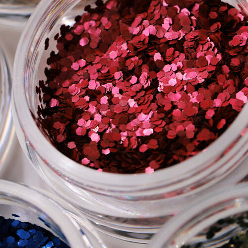 COSMETIC GLITTER (BIO) L050 Red