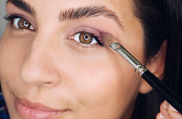 Brocha de pelo natural Polvos/Colorete PO1