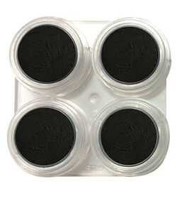 Maquillaje en crema 2,5ml Negro 101 x4 unidades