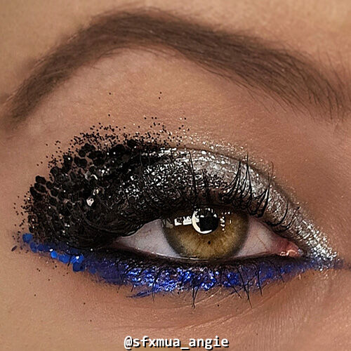 COSMETIC GLITTER (BIO) L101  Negro