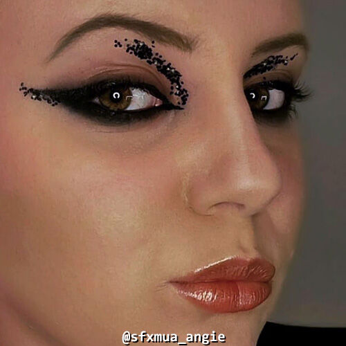 COSMETIC GLITTER (BIO) L101  Negro