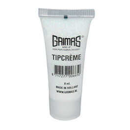 Purpurina en gel (tipcreme) 8ml Blanca- verde 04